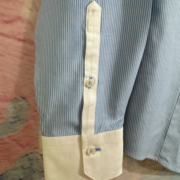 Brooks Brothers Women’s Pinstripe Button Down Non Iron. PETITE FIT - Picture 2 of 4